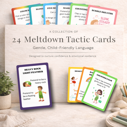 Toddler Meltdown Tactic Cards